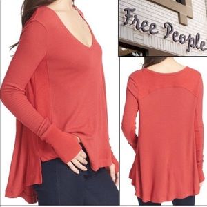 Free People long sleeve tunic top NWT